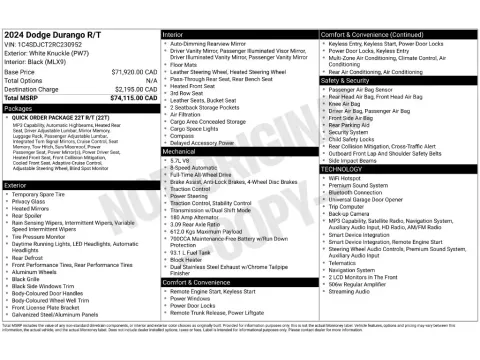 Photos of 2024 Dodge Durango R/T for sale in Saint Charles, MO at Clement Supercenter