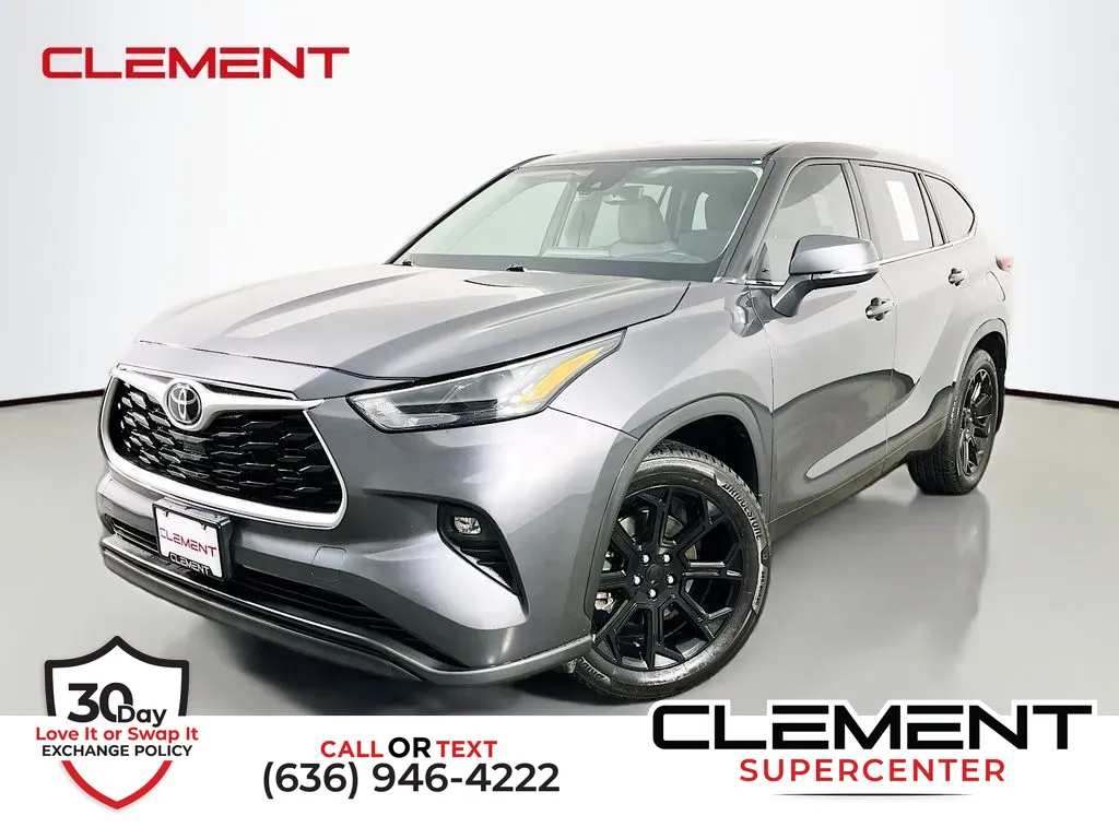 Gray 2023 Toyota Highlander LE for sale in Saint Charles, MO