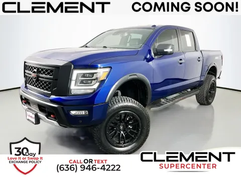 Blue 2021 Nissan Titan PRO-4X for sale in Saint Charles, MO