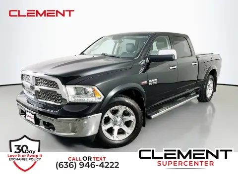 Black 2017 Ram 1500 Laramie for sale in Saint Charles, MO