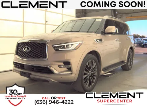 Silver 2022 INFINITI QX80 LUXE for sale in Saint Charles, MO