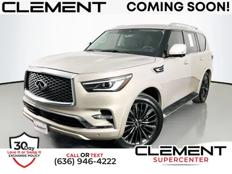 Silver 2022 INFINITI QX80 LUXE for sale in Saint Charles, MO