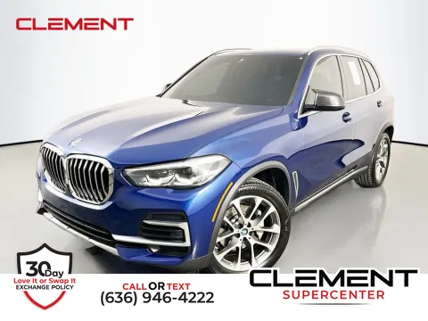 Blue 2023 BMW X5 xDrive40i for sale in Saint Charles, MO