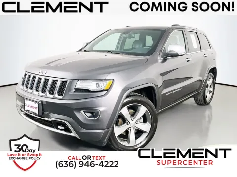 Gray 2015 Jeep Grand Cherokee Overland for sale in Saint Charles, MO