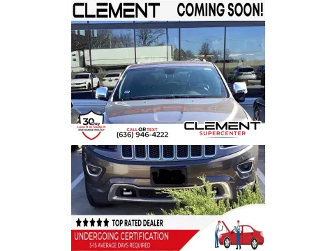 Gray 2015 Jeep Grand Cherokee Overland for sale in Saint Charles, MO