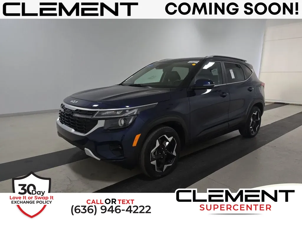 Blue 2024 Kia Seltos EX for sale in Saint Charles, MO