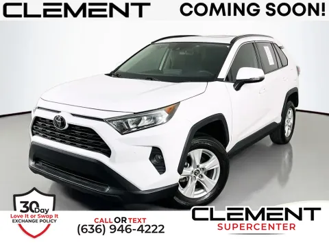 White 2019 Toyota RAV4 XLE for sale in Saint Charles, MO