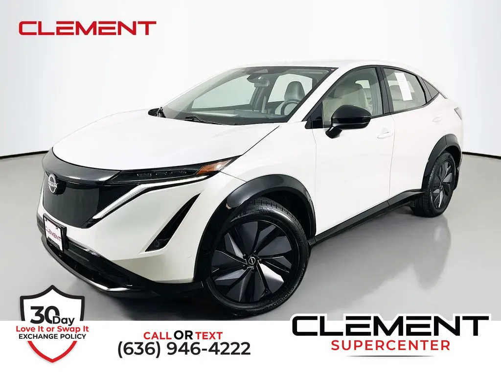 White 2023 Nissan Ariya ENGAGE+ e-4ORCE for sale in Saint Charles, MO