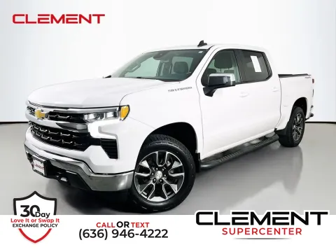 White 2023 Chevrolet Silverado 1500 LT for sale in Saint Charles, MO