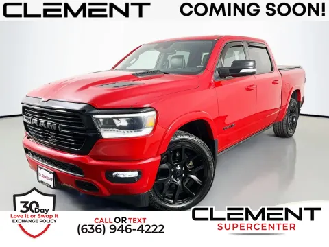 Red 2021 Ram 1500 Laramie for sale in Saint Charles, MO