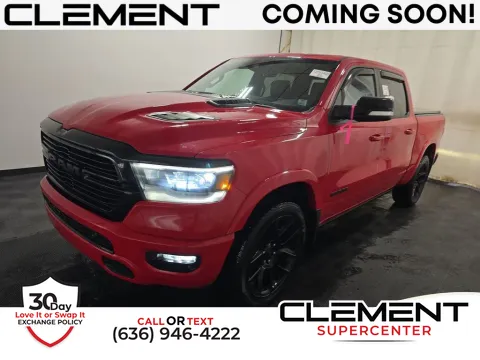 Red 2021 Ram 1500 Laramie for sale in Saint Charles, MO