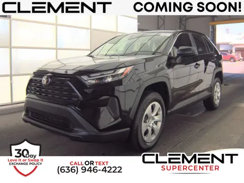 Black 2025 Toyota RAV4 LE for sale in Saint Charles, MO