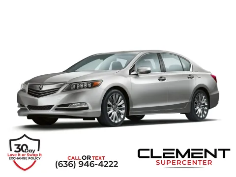Red 2016 Acura RLX for sale in Saint Charles, MO