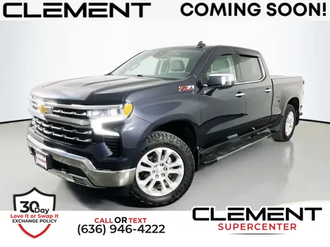 Gray 2022 Chevrolet Silverado 1500 LTZ for sale in Saint Charles, MO
