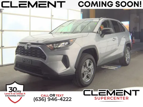 Silver 2022 Toyota RAV4 Hybrid LE for sale in Saint Charles, MO
