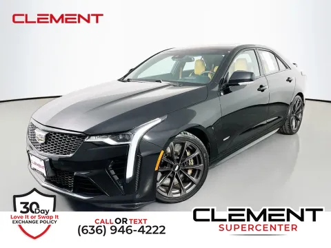 Black 2023 Cadillac CT4 V-Series for sale in Saint Charles, MO