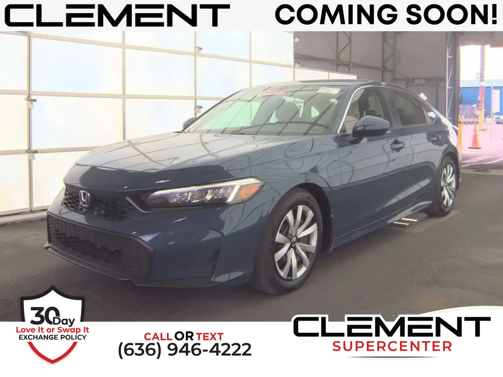 Blue 2026 Honda Civic LX for sale in Saint Charles, MO