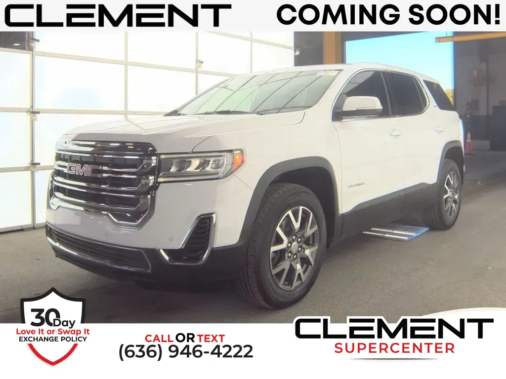 White 2022 GMC Acadia SLE for sale in Saint Charles, MO