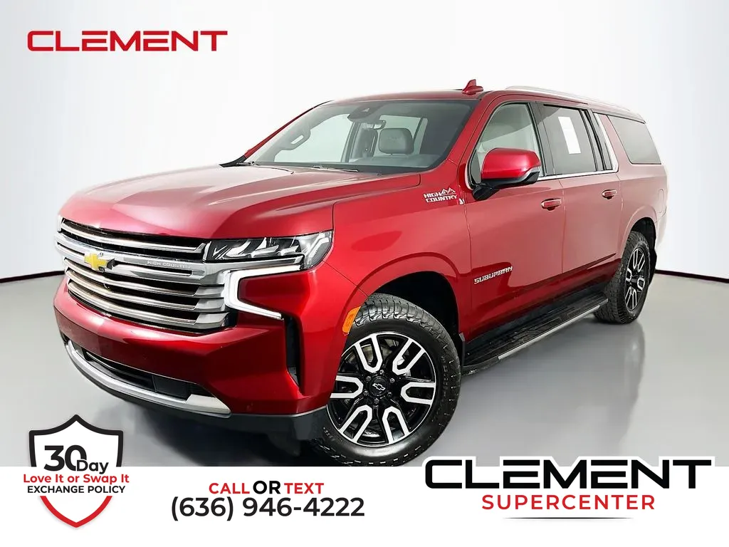 Red 2024 Chevrolet Suburban High Country for sale in Saint Charles, MO