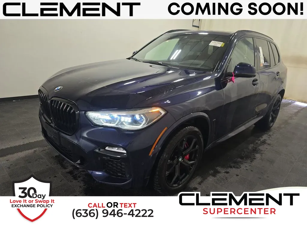 Blue 2021 BMW X5 xDrive40i for sale in Saint Charles, MO