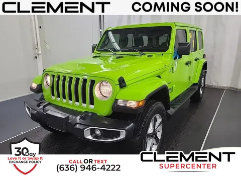 Green 2021 Jeep Wrangler Unlimited Sahara for sale in Saint Charles, MO