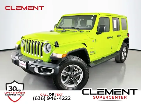Green 2021 Jeep Wrangler Unlimited Sahara for sale in Saint Charles, MO