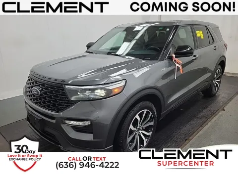 Gray 2022 Ford Explorer ST-Line for sale in Saint Charles, MO