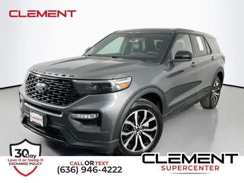 Gray 2022 Ford Explorer ST-Line for sale in Saint Charles, MO