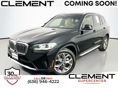 Black 2022 BMW X3 xDrive30i for sale in Saint Charles, MO