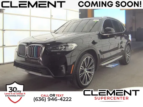 Black 2022 BMW X3 sDrive30i for sale in Saint Charles, MO