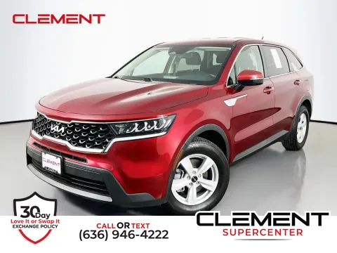 Red 2022 Kia Sorento LX for sale in Saint Charles, MO
