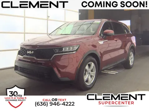 Red 2022 Kia Sorento LX for sale in Saint Charles, MO