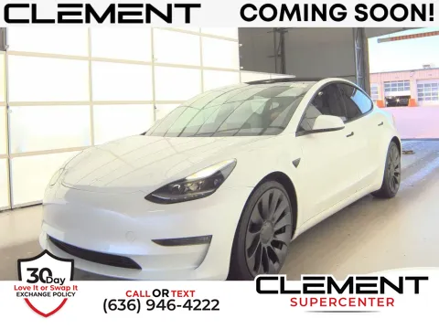 White 2021 Tesla Model 3 Performance for sale in Saint Charles, MO