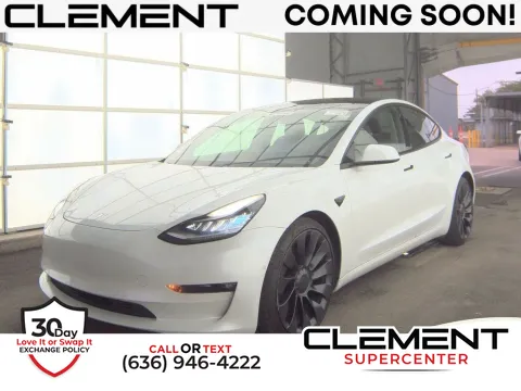 White 2021 Tesla Model 3 Performance for sale in Saint Charles, MO