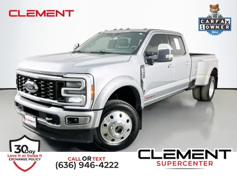 Silver 2024 Ford F-450SD Platinum for sale in Saint Charles, MO