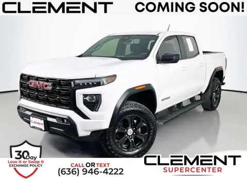 White 2024 GMC Canyon Elevation for sale in Saint Charles, MO