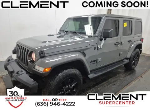 Gray 2021 Jeep Wrangler Unlimited Sahara Altitude for sale in Saint Charles, MO