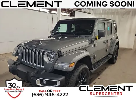 Gray 2021 Jeep Wrangler Unlimited Sahara 4xe for sale in Saint Charles, MO