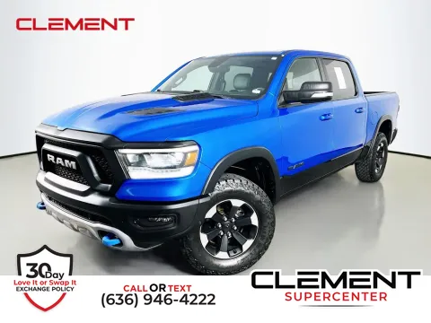 Blue 2020 Ram 1500 Rebel for sale in Saint Charles, MO