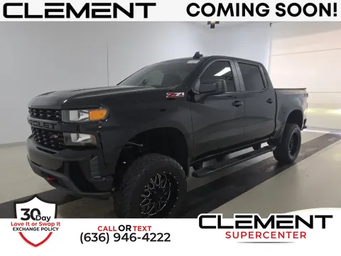 Black 2021 Chevrolet Silverado 1500 Custom Trail Boss for sale in Saint Charles, MO