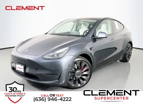 Silver 2021 Tesla Model Y Performance for sale in Saint Charles, MO