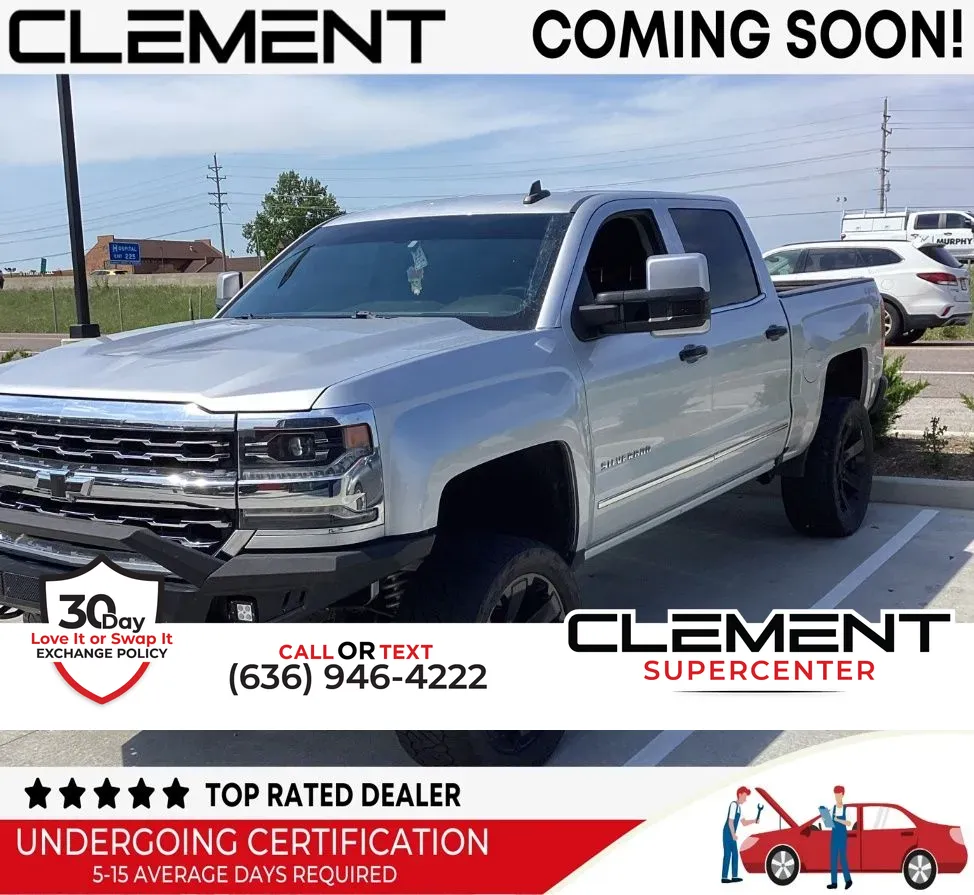 Silver 2017 Chevrolet Silverado 1500 LTZ for sale in Saint Charles, MO