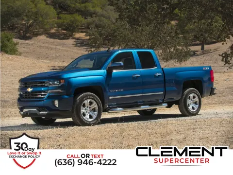 Silver 2017 Chevrolet Silverado 1500 LTZ for sale in Saint Charles, MO