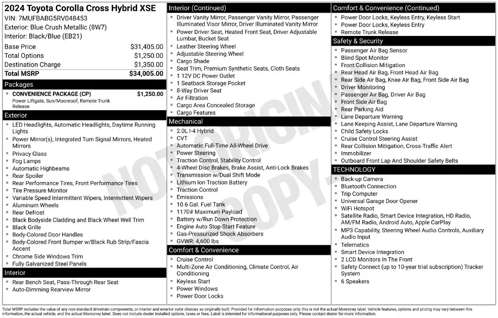2024 Toyota Corolla Cross XSE - Photo 42