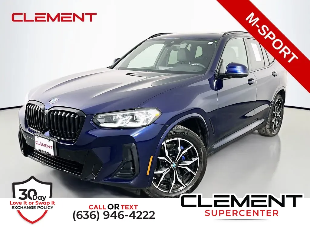 Blue 2023 BMW X3 xDrive30i for sale in Saint Charles, MO