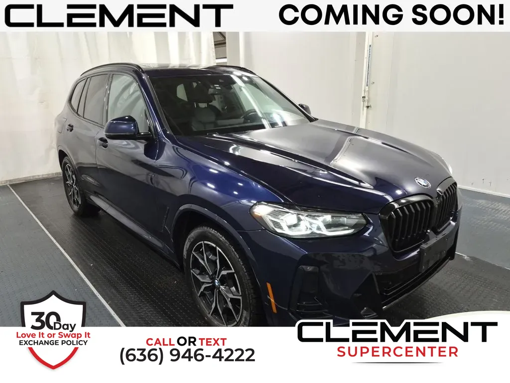 Blue 2023 BMW X3 xDrive30i for sale in Saint Charles, MO