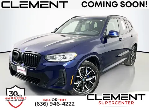 Blue 2023 BMW X3 xDrive30i for sale in Saint Charles, MO