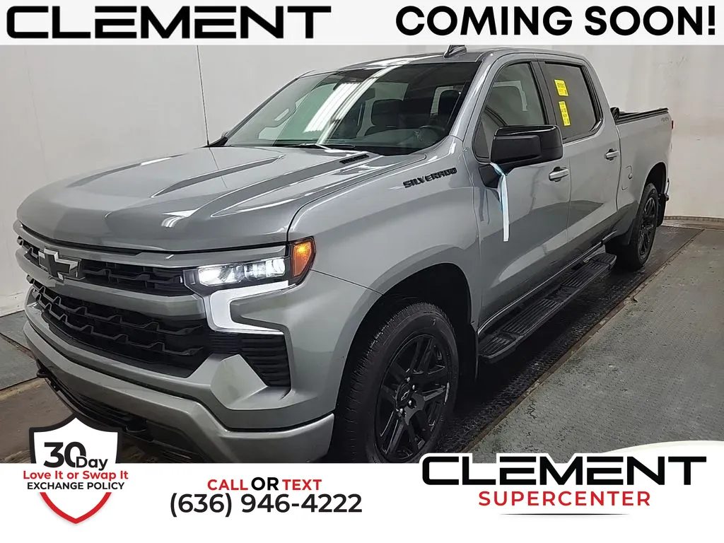 Gray 2024 Chevrolet Silverado 1500 RST for sale in Saint Charles, MO