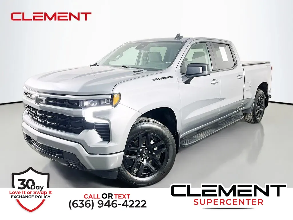 Gray 2024 Chevrolet Silverado 1500 RST for sale in Saint Charles, MO