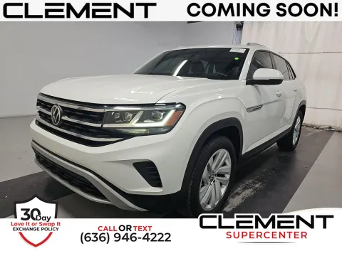 White 2023 Volkswagen Atlas Cross Sport 3.6L V6 SE w/Technology for sale in Saint Charles, MO